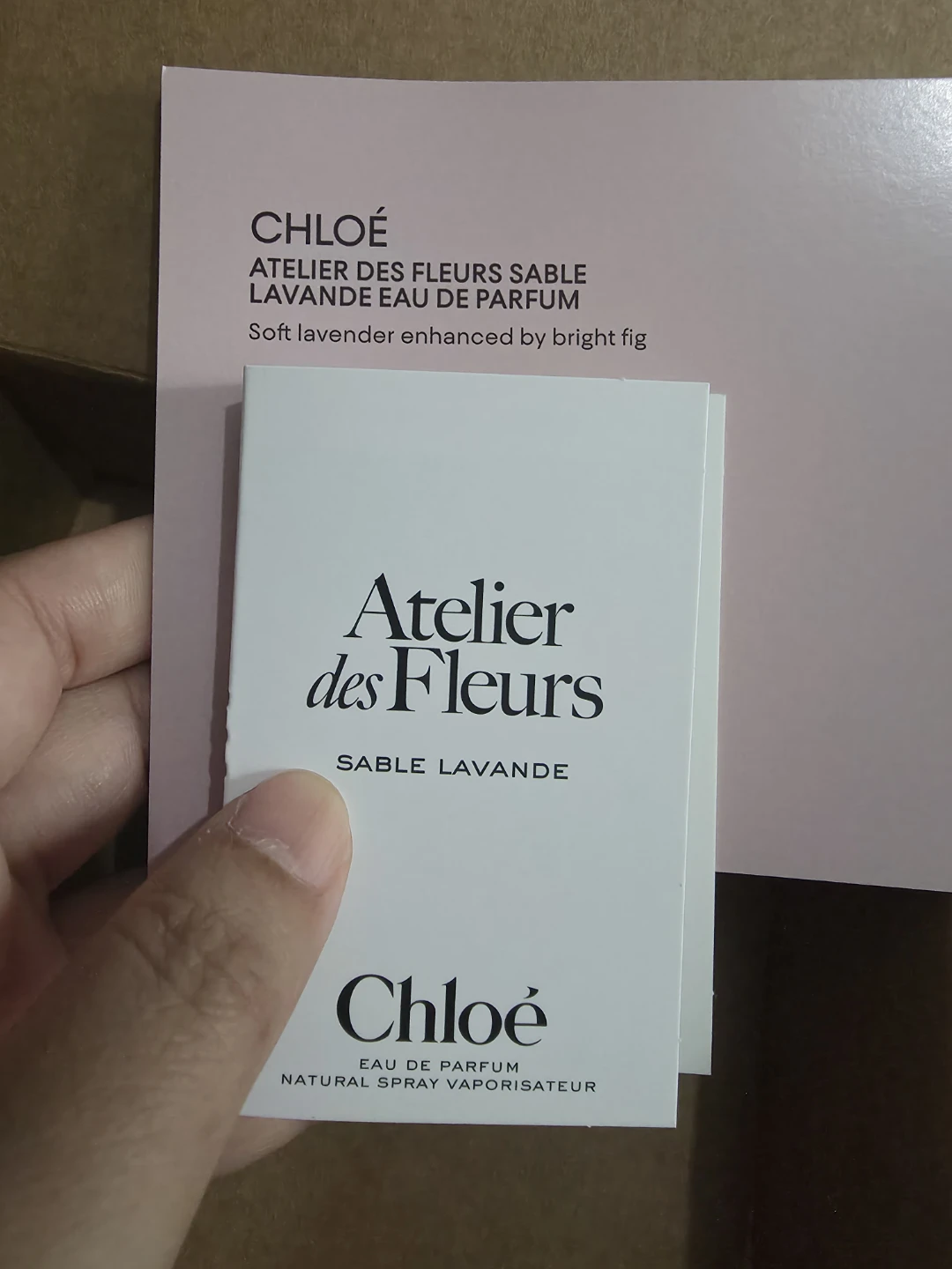 Chloé Atelier des Fleurs Sable Lavande Eau de Parfum Sample