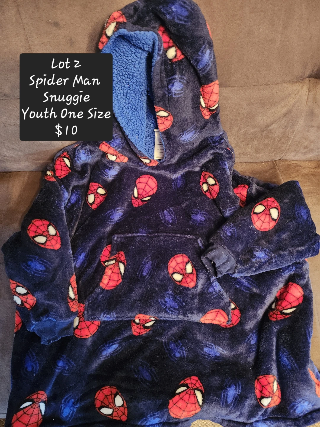 Spider-Man Snuggie Youth One Size
