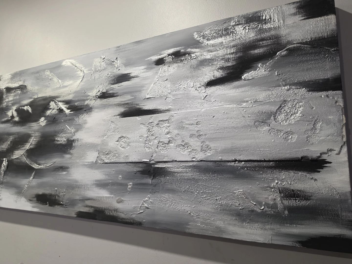 Abstract Landscape Textured Canvas Wall Art - photo 4