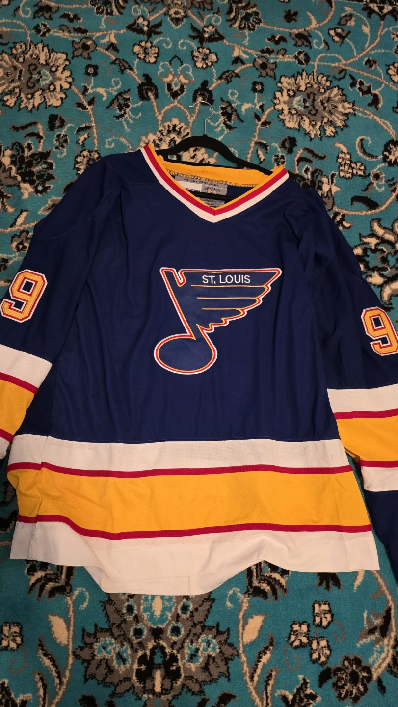 CCM Wayne Gretzky 99 St. Louis Blues Jersey - Size 50