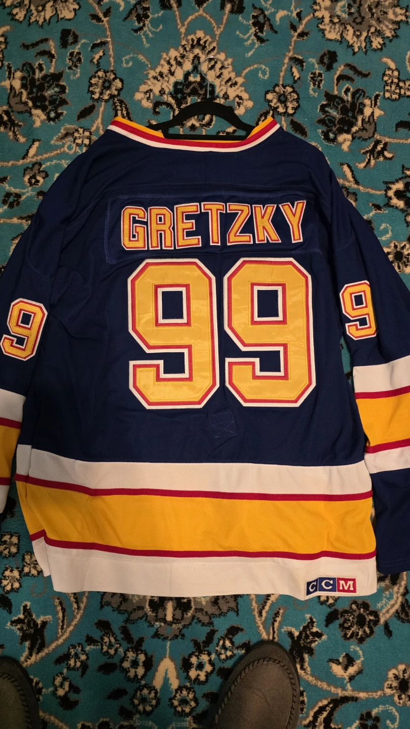 CCM Wayne Gretzky 99 St. Louis Blues Jersey - Size 50 - photo 2