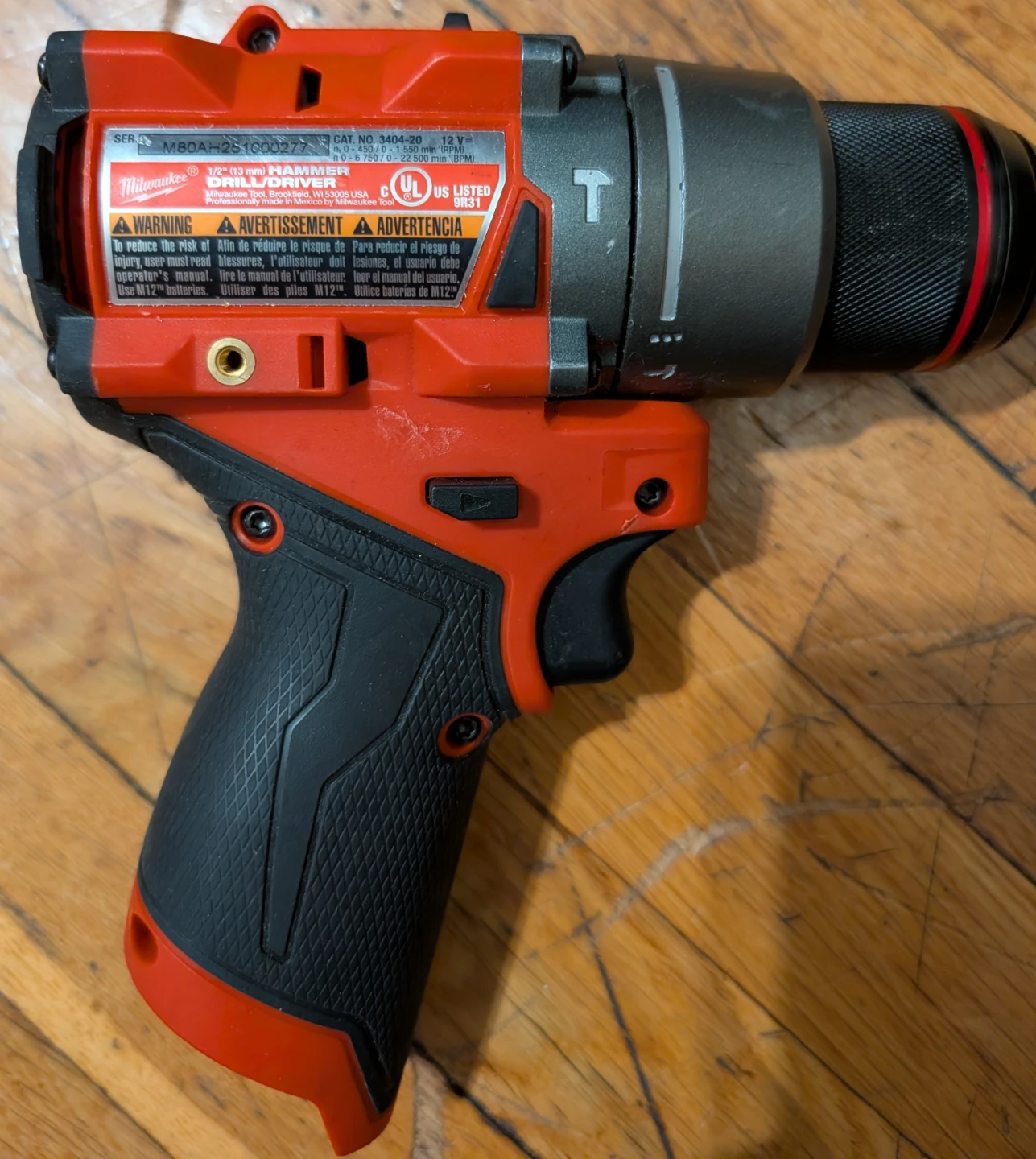 Milwaukee M12 FUEL Drill/Driver - photo 2
