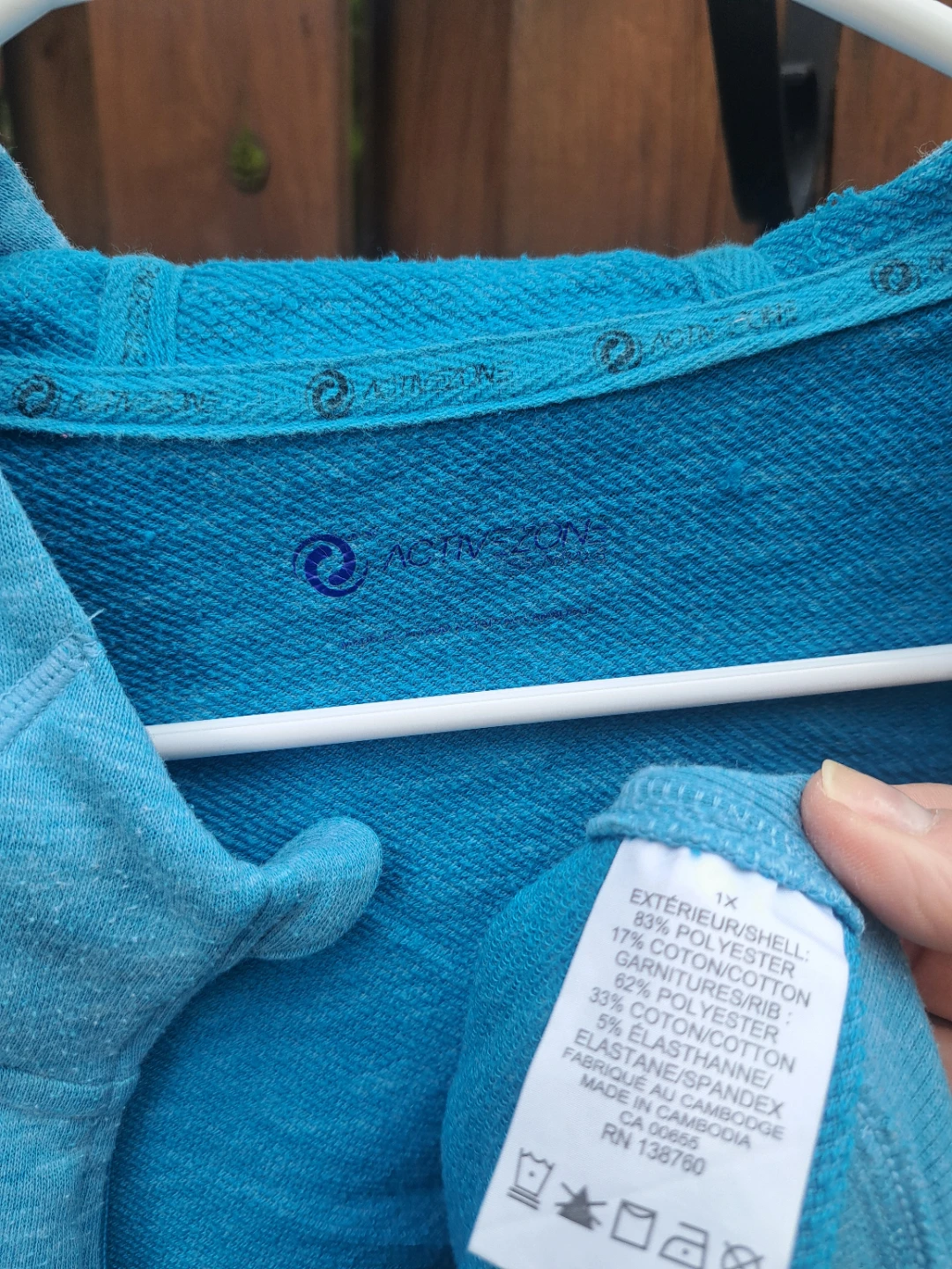 ActivZone Blue Zip-Up Hoodie - photo 2