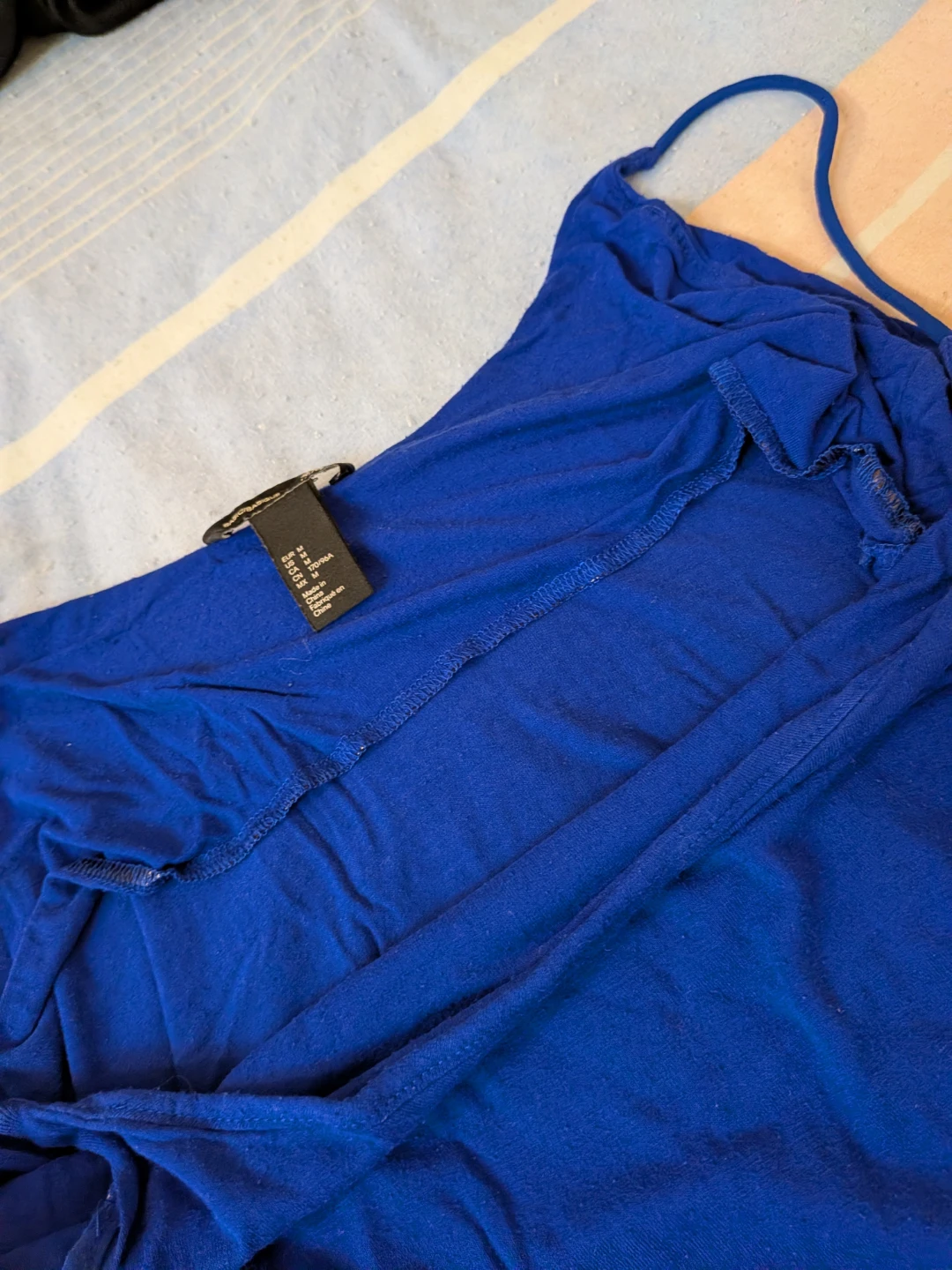 H&M Blue Basic Tank Top - photo 4