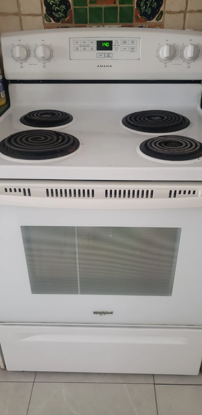 AMANA Electric Coil Top Range with Oven