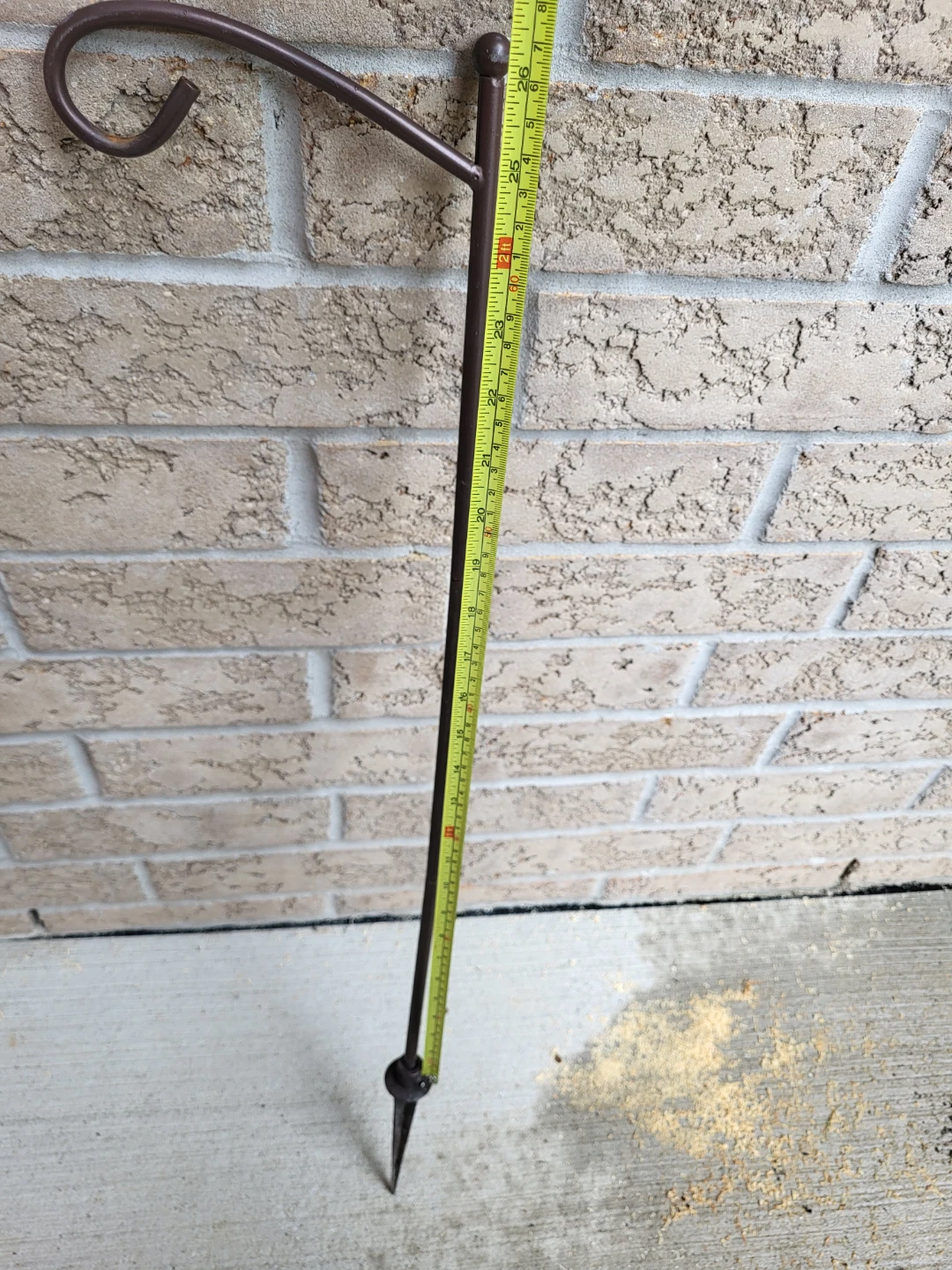 Metal Shepherd Hook Plant Hanger - photo 2
