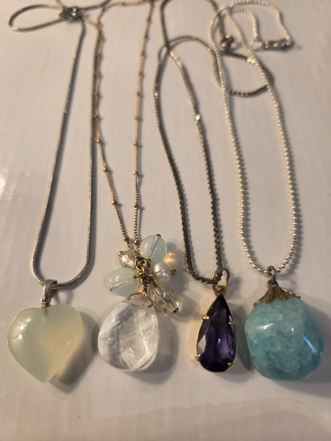 Assorted gemstones Pendant Necklaces