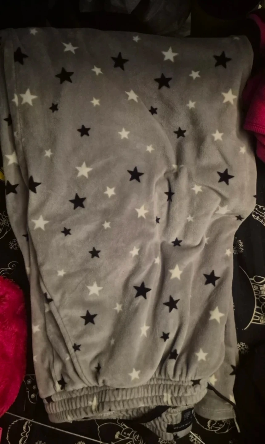 Tommy Hilfiger Flannel Pajama Pants XL/TG Grey Stars