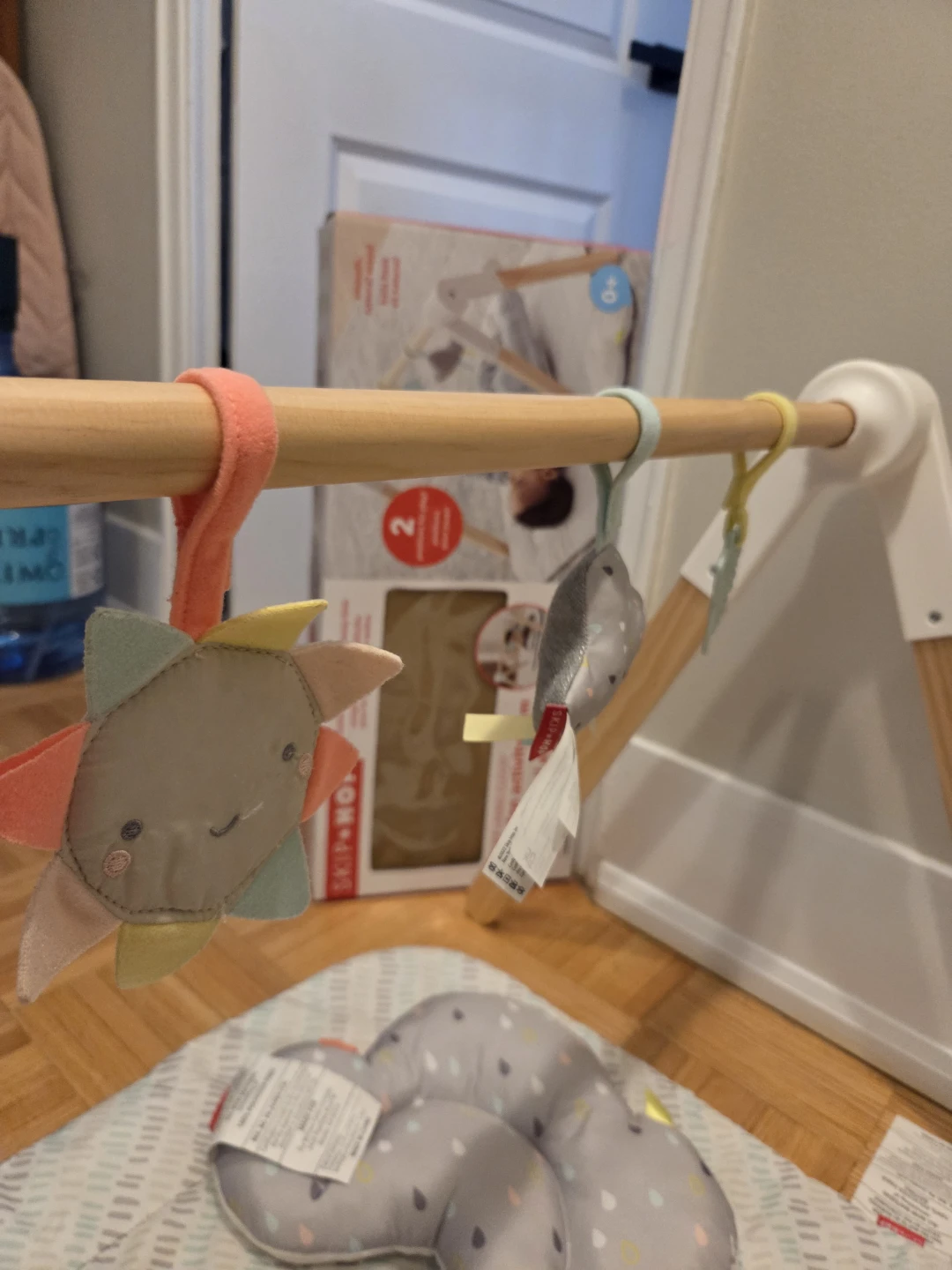 Skip Hop Silver Lining Cloud Wooden Activity Gym - photo 5
