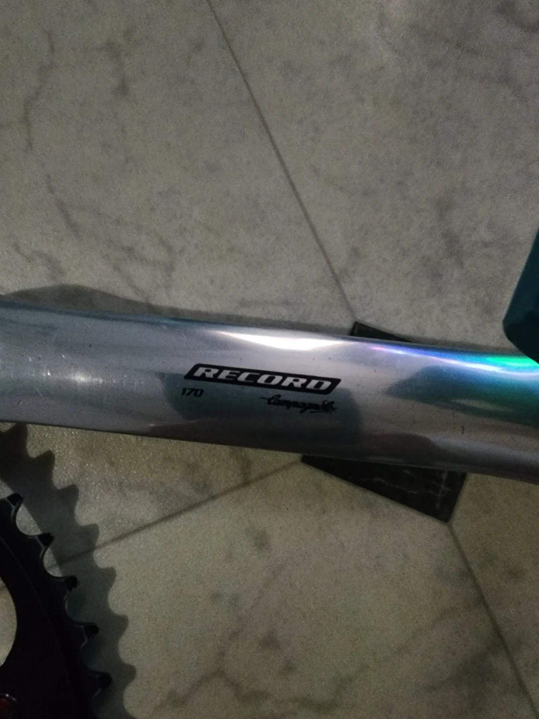 Shimano Dura-Ace Crankset with Campagnolo Record Crank Arms - photo 3