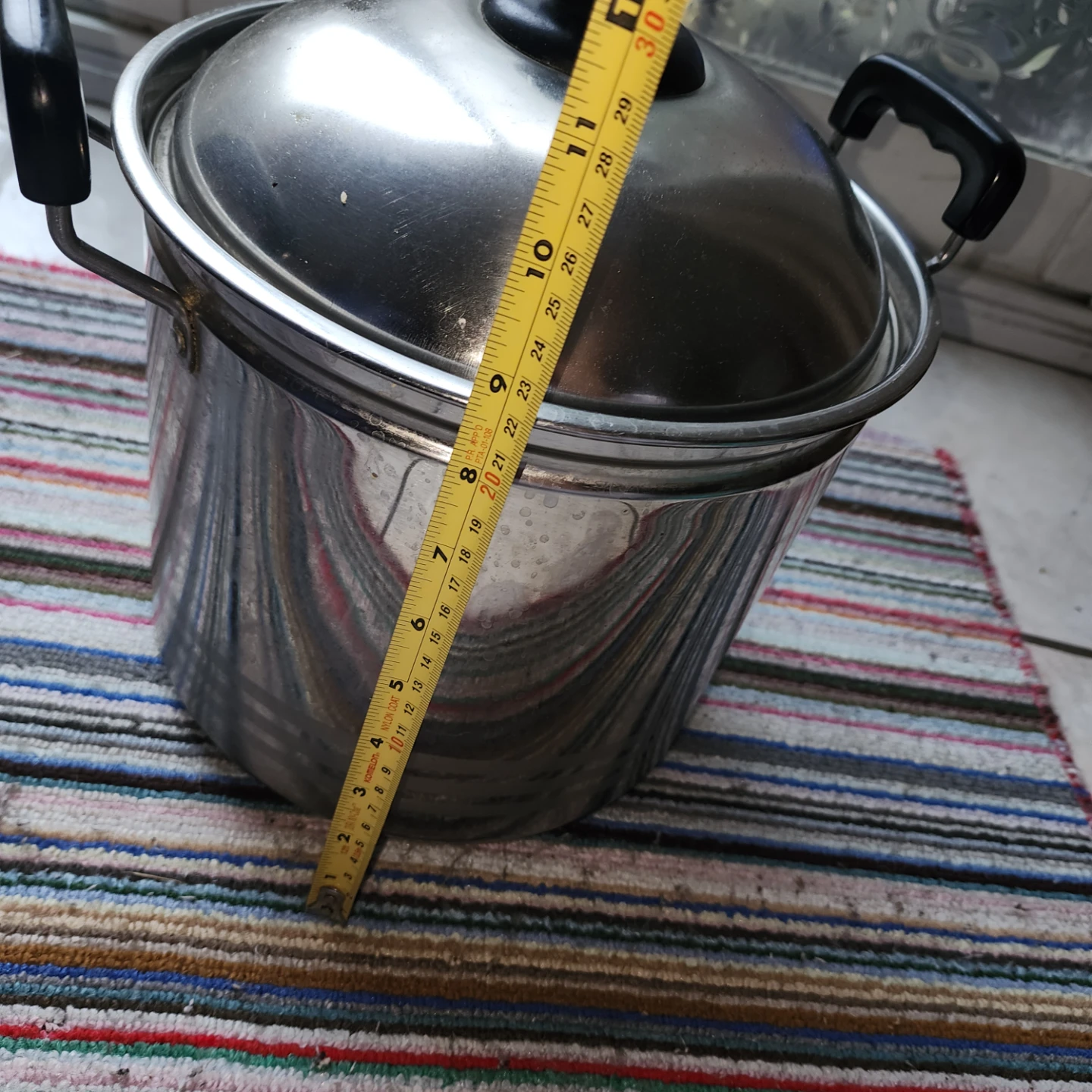 Stainless Steel Stock Pot with Lid - photo 2