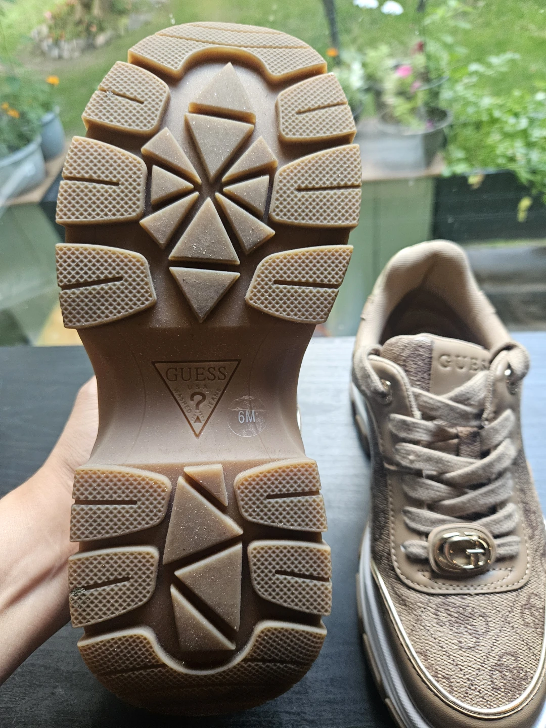 GUESS Women's Sneakers - Tan/Gold - photo 3