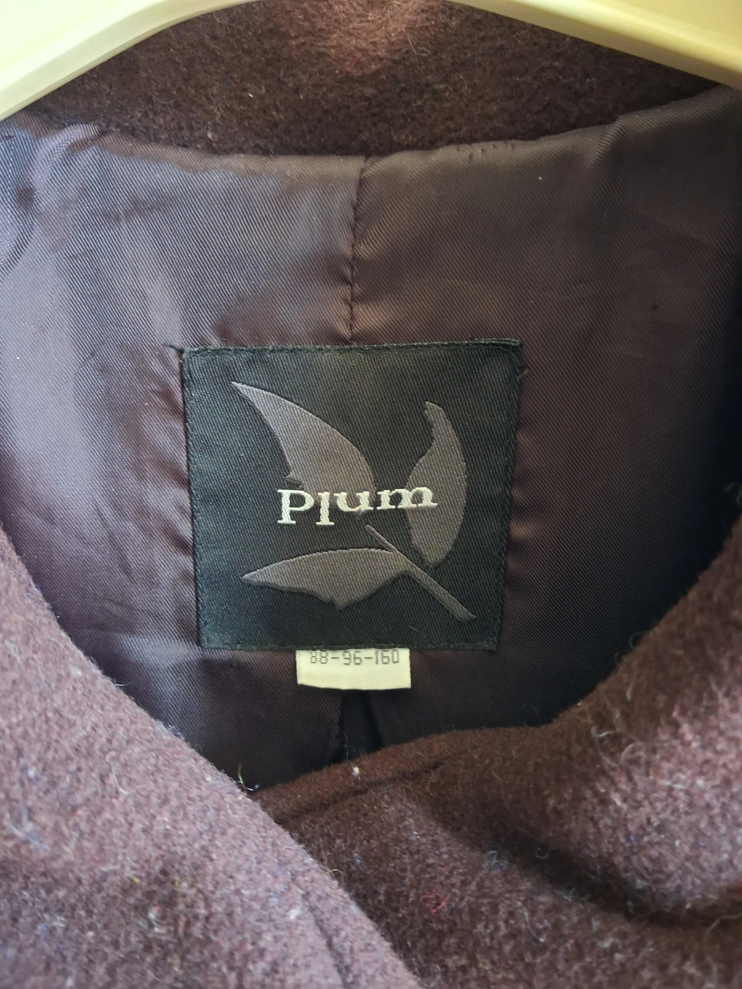 Burgundy Wool Coat - photo 2