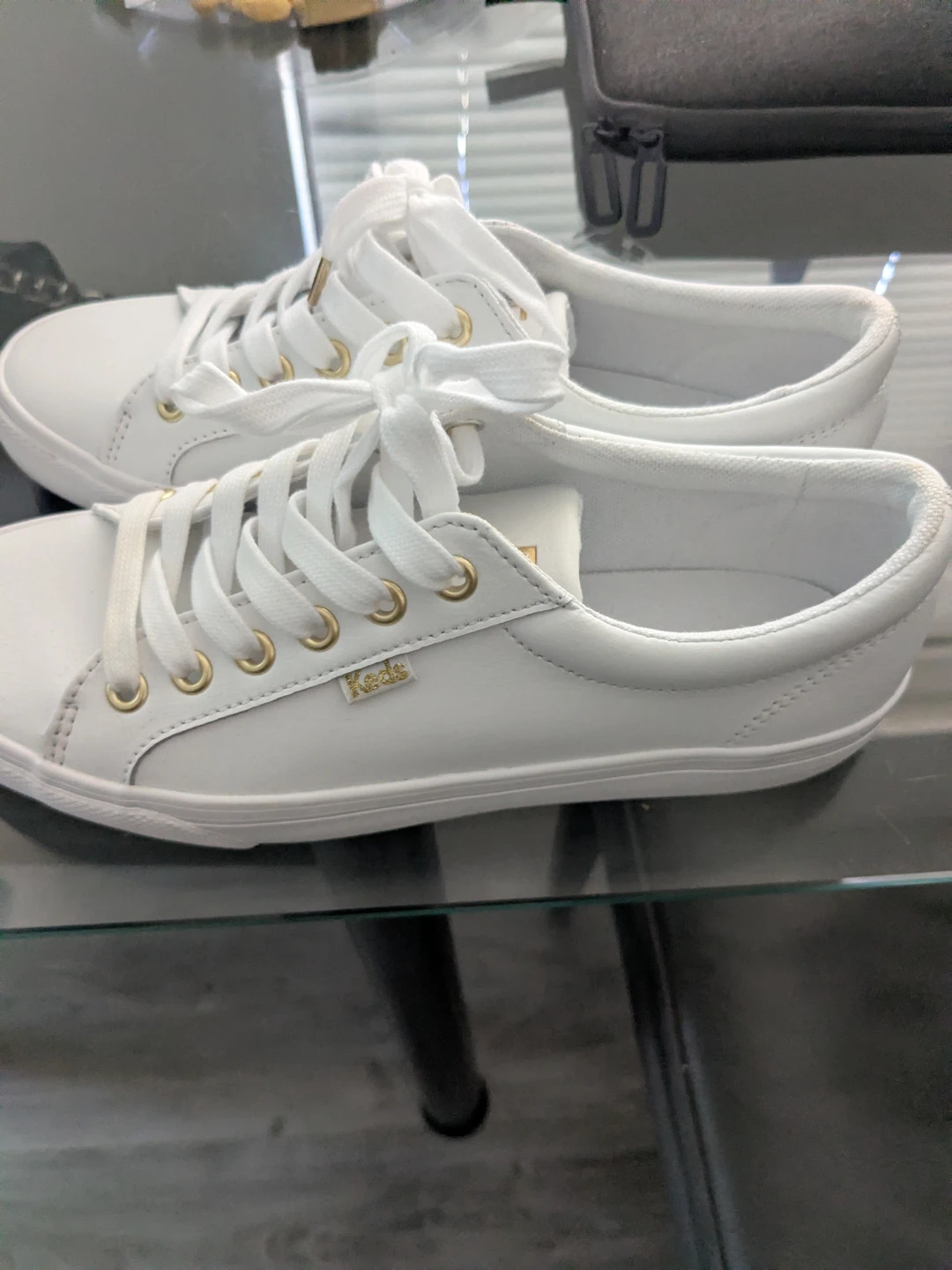 Keds Women's White Leather Sneakers - photo 2