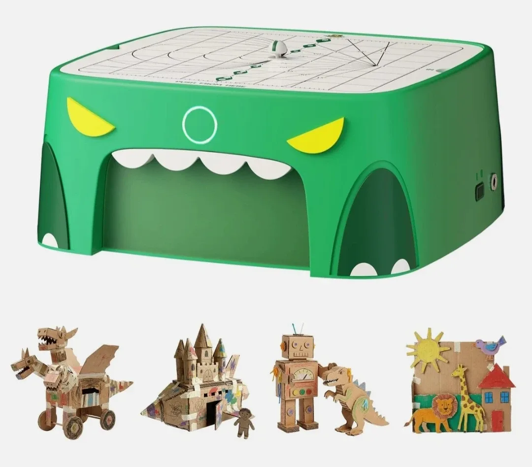 BeaverBot C2 Kids Cardboard Cutter Dinosaur STEM Craft Tool - photo 4