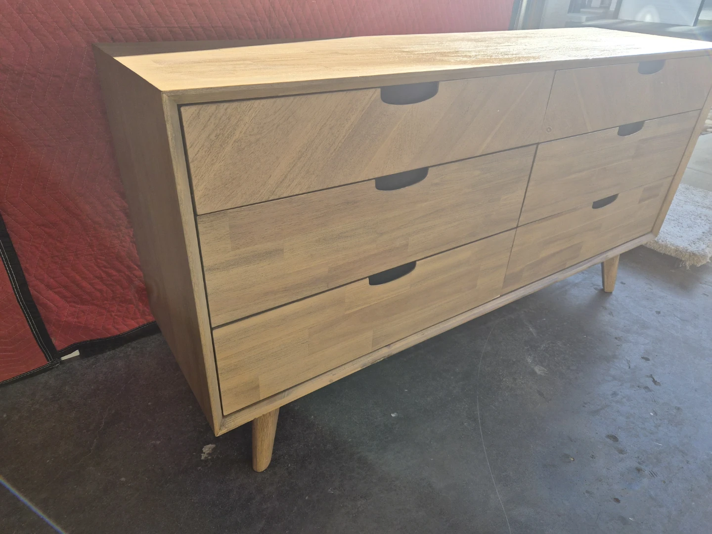 Wooden Dresser with 6 Drawers - photo 4