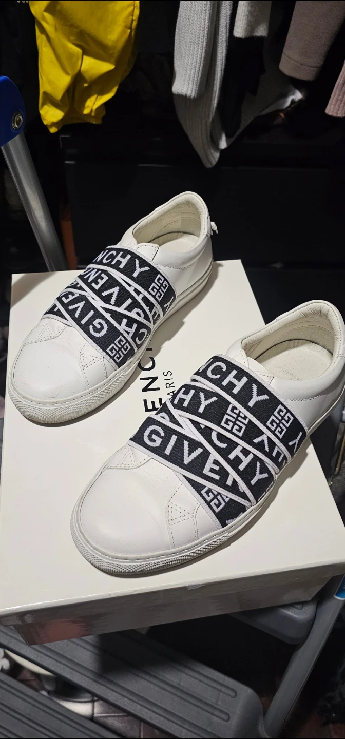 Givenchy White Leather Slip-On Sneakers - photo 4