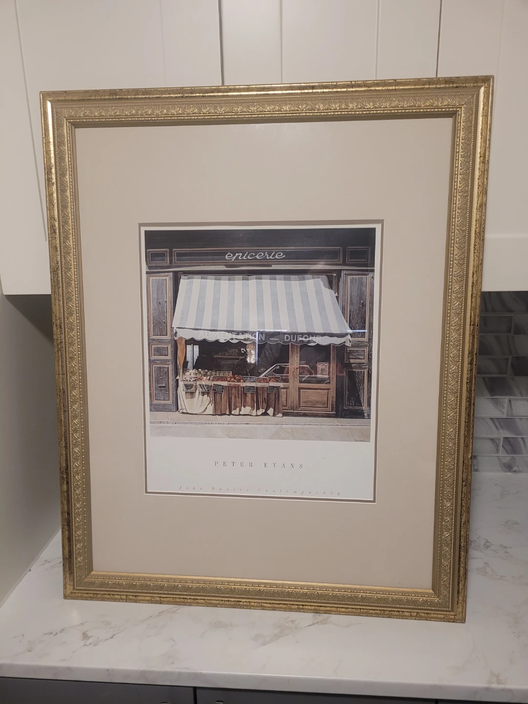 Framed Art Print - "Épicerie" by Peter Evans