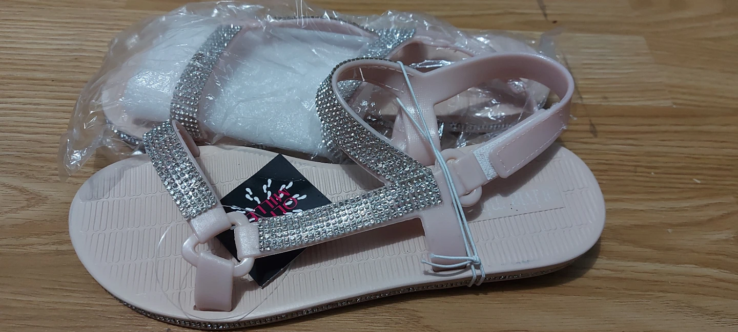 Olivia Miller Pink Embellished Sandals - photo 3