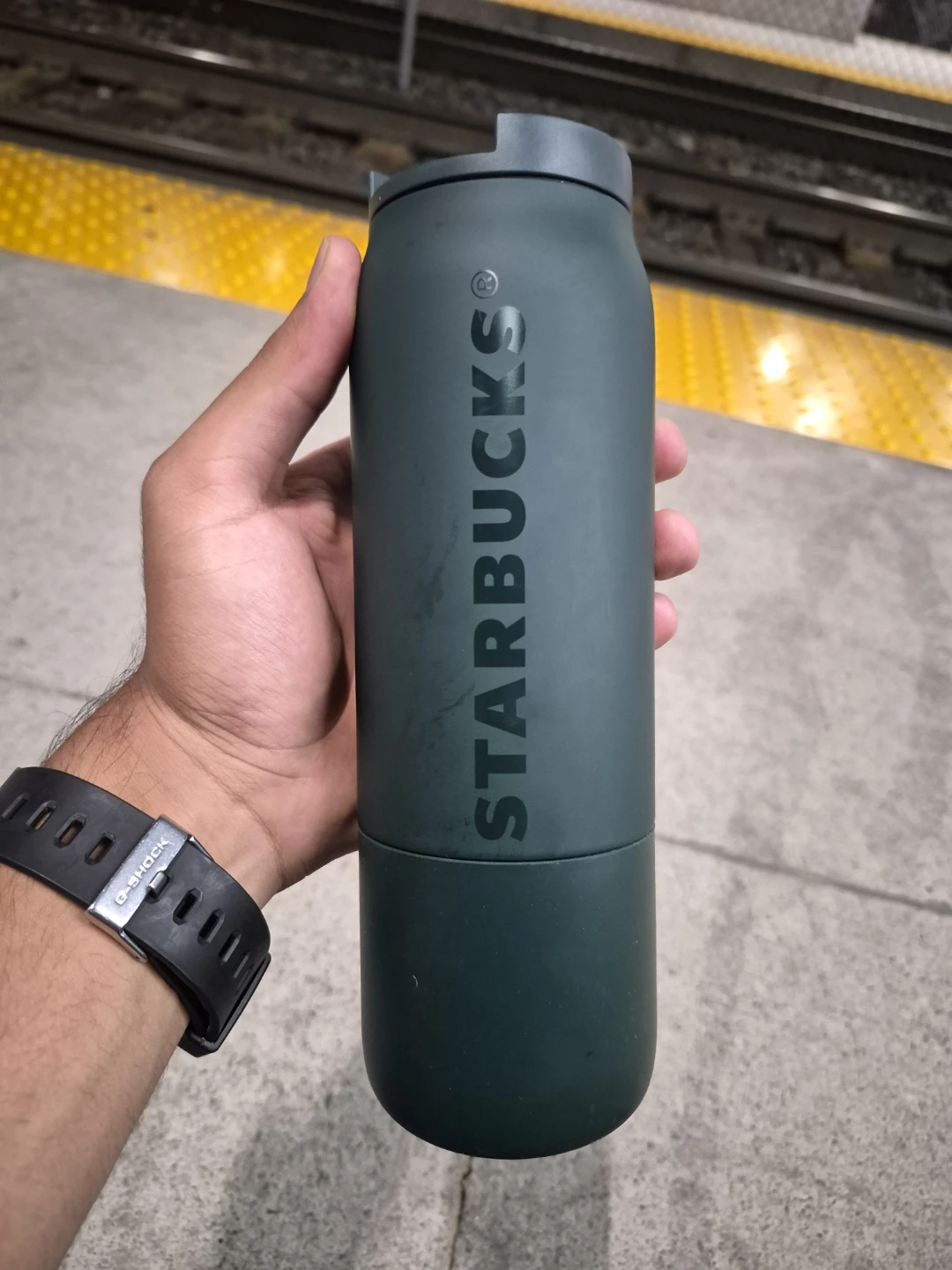 Starbucks Tumbler - Green 20 oz