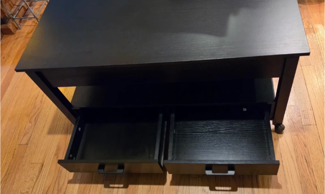Coffee Table w/ Storage and Wheels - photo 3