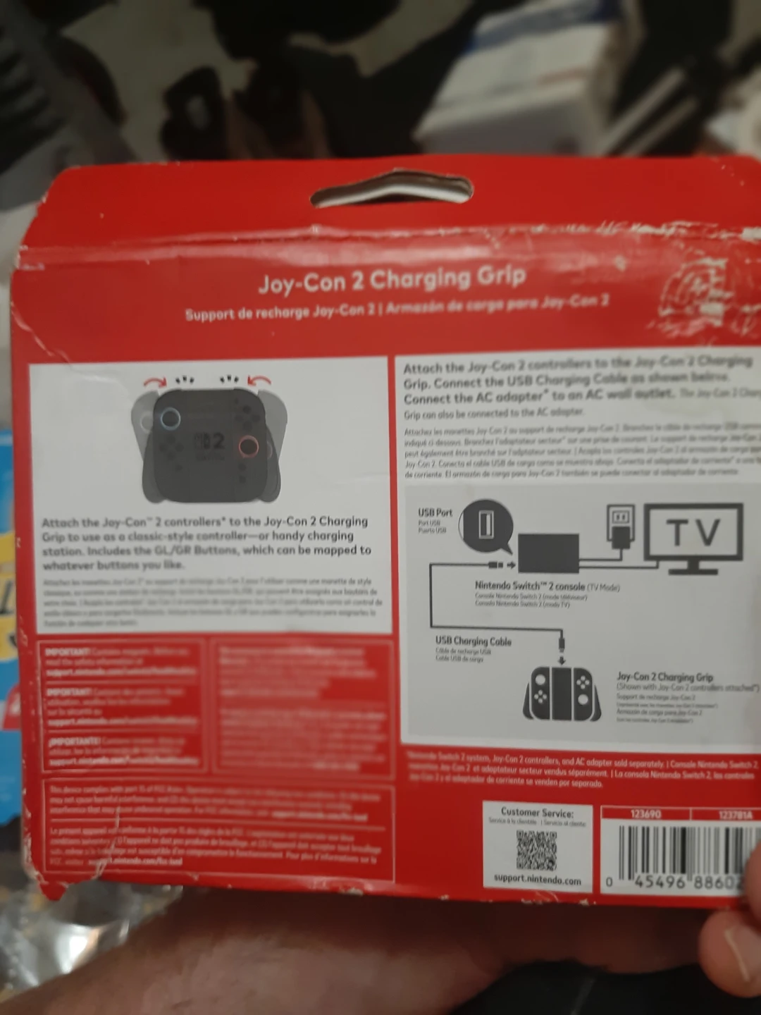Nintendo Switch Joy-Con 2 Charging Grip - photo 2