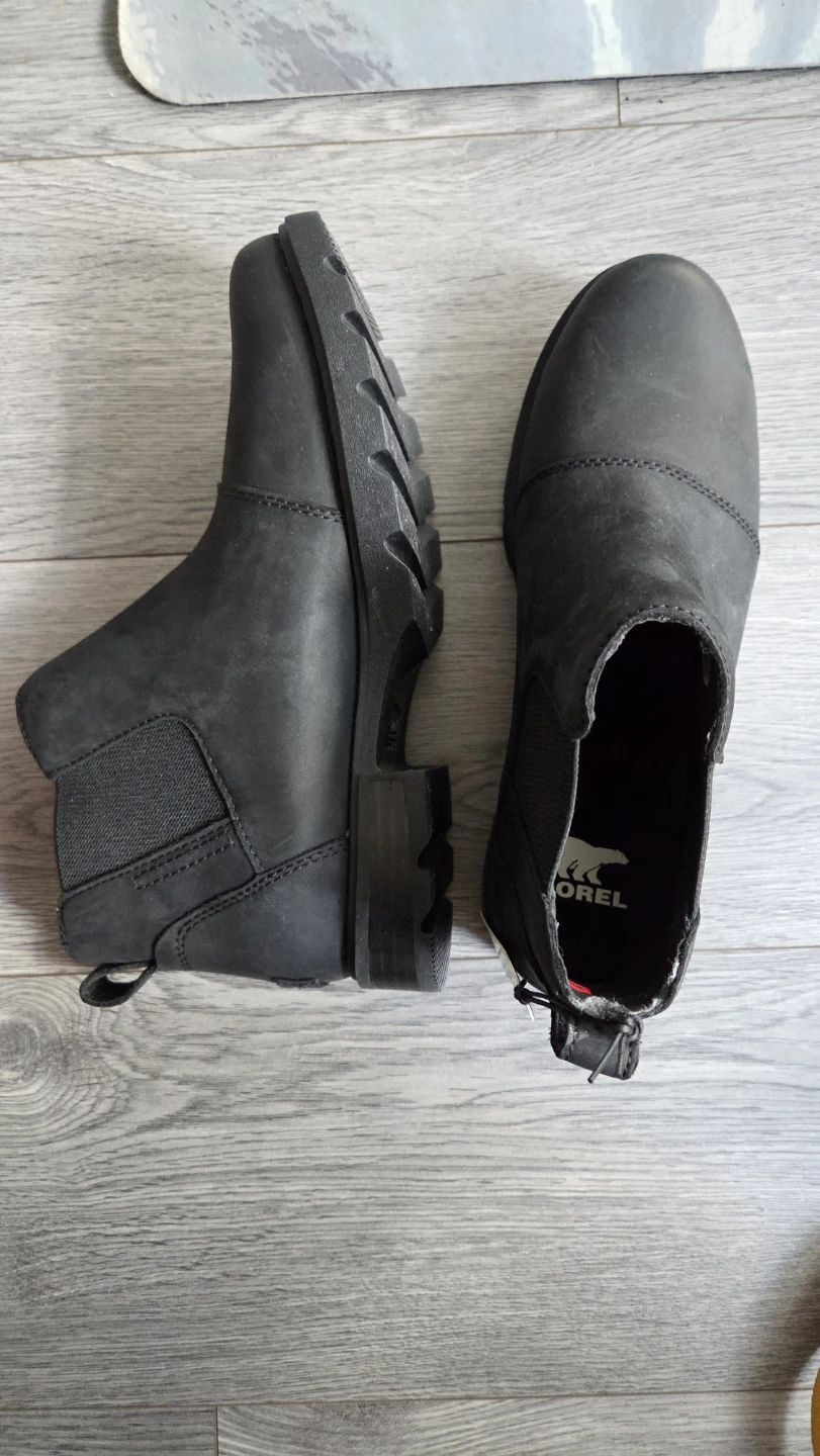 Sorel Black Waterproof Chelsea Boots W7.5 - photo 3