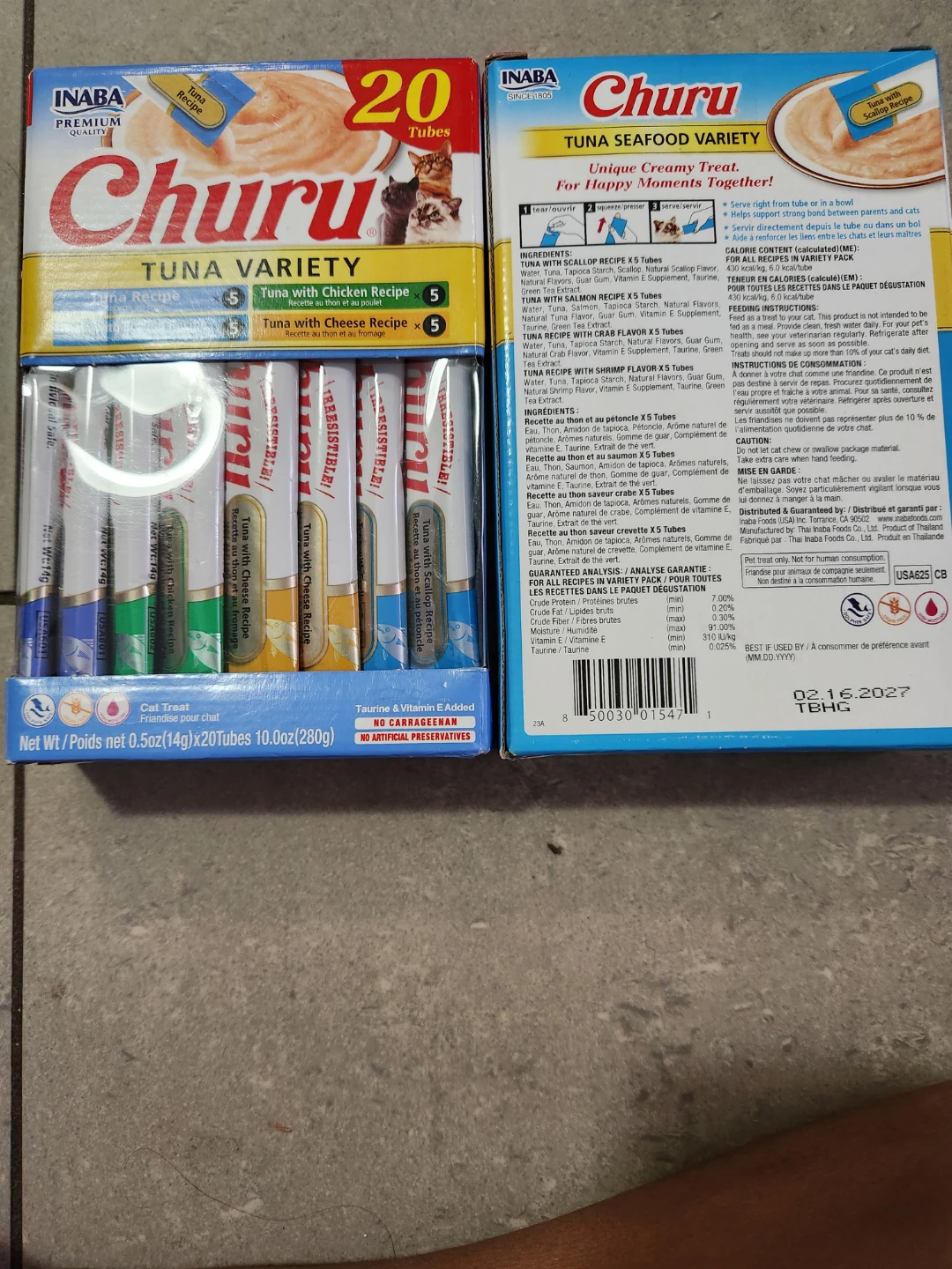 Cat food churu