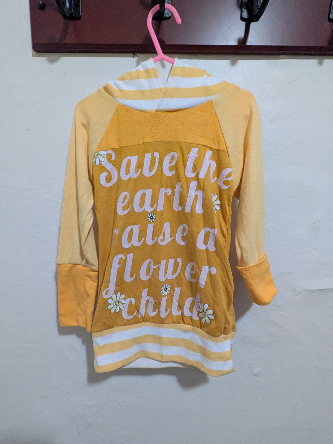 Grow With Me Save The Earth Raise A Flower Child Hoodie - photo 3
