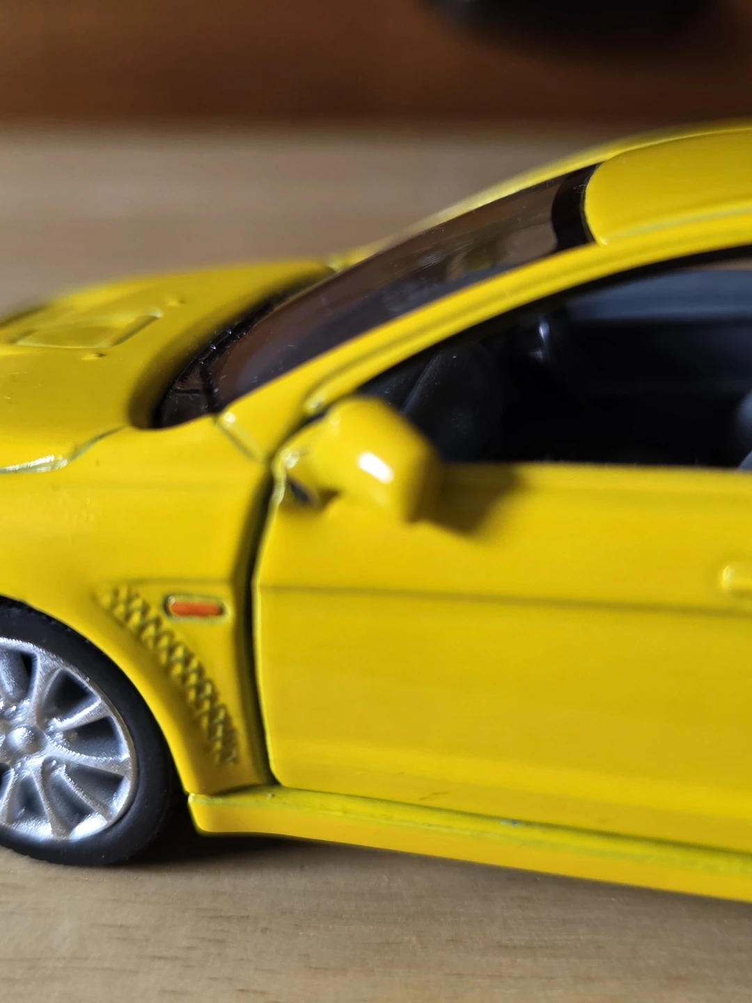 Yellow 2008 Mitsubishi Lancer Evolution X Toy Car - photo 4