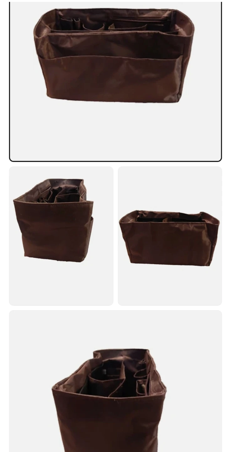 Brown Purse Organizer Bag Insert - photo 3