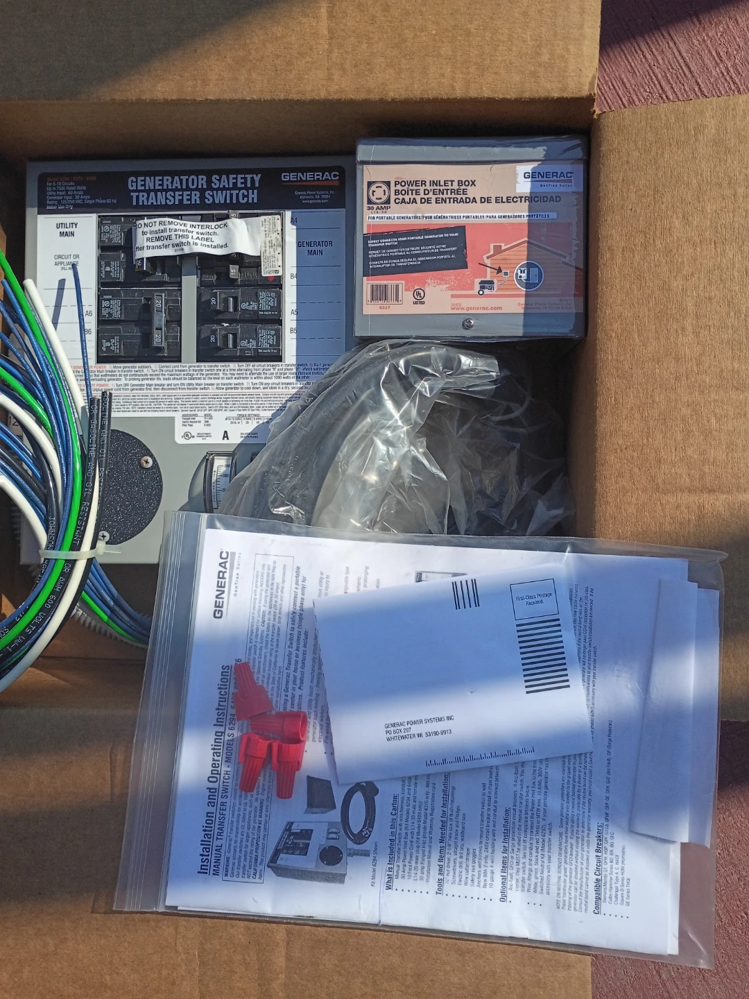 Generac 30 Amp Transfer Switch Kit - photo 4
