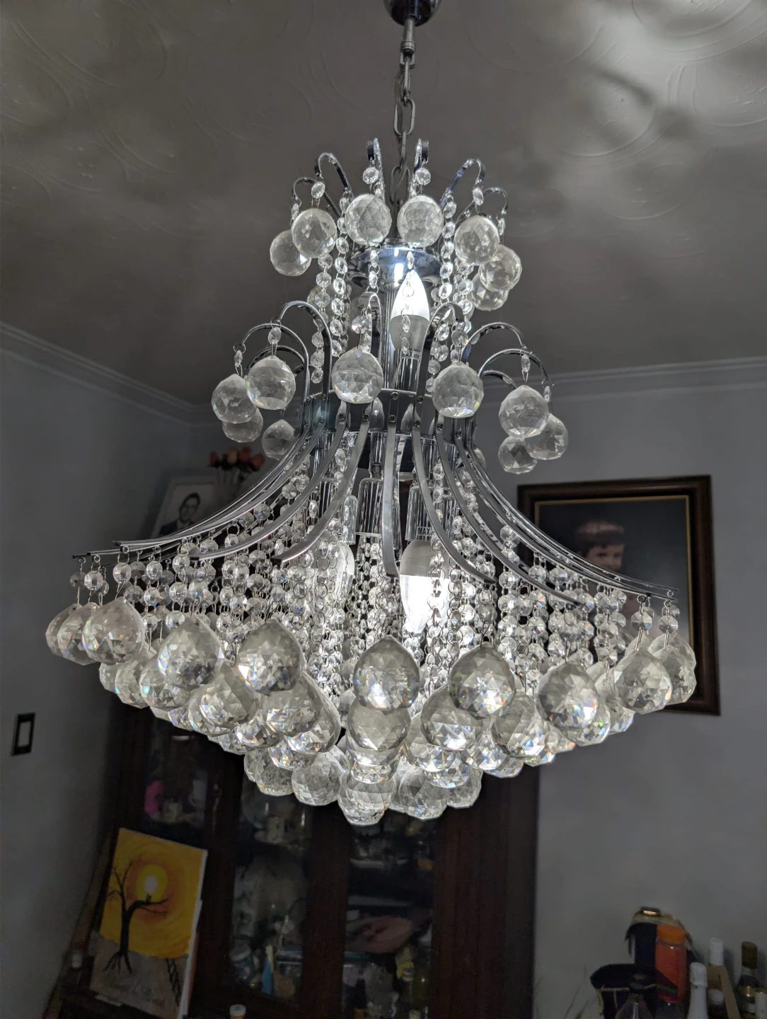 Crystal Chandelier Pendant Light Fixture
