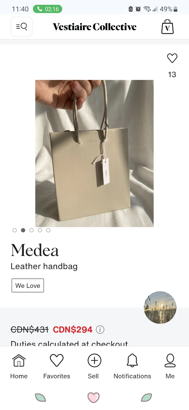 Medea Leather Handbag