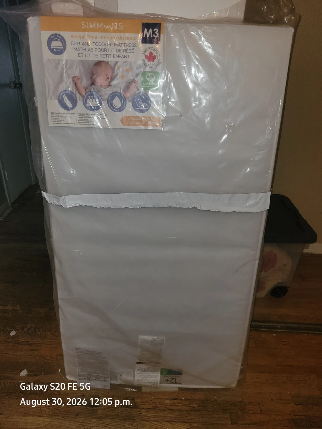 Simmons Sleepy Time Crib and Toddler Mattress M3