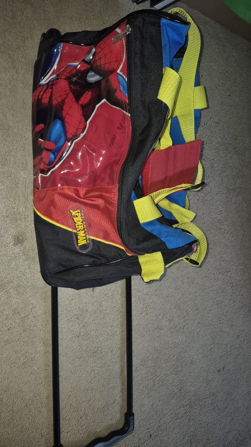 Spider-Man Rolling Luggage Bag