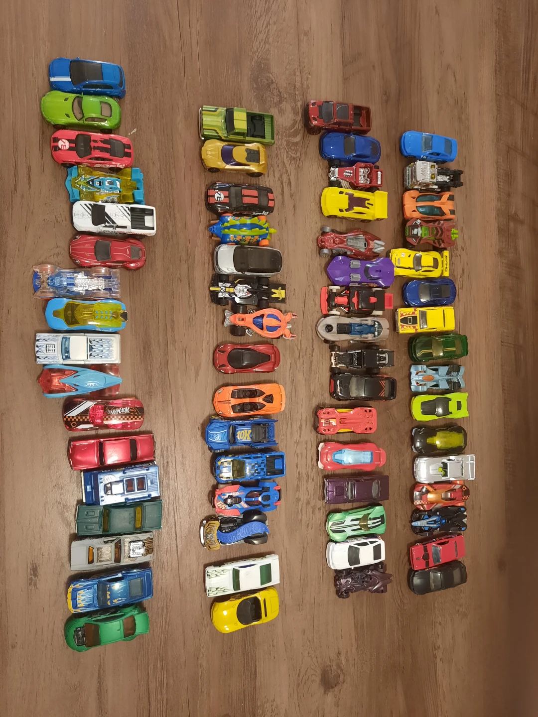 Collection of Hot Wheels Toy Cars