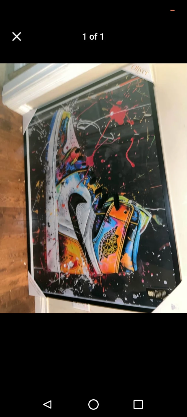 Framed Air Jordan 1 Art Print