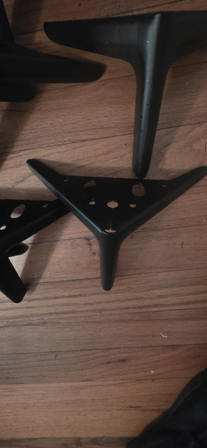 Set of 7 Black Furniture Legs - photo 2