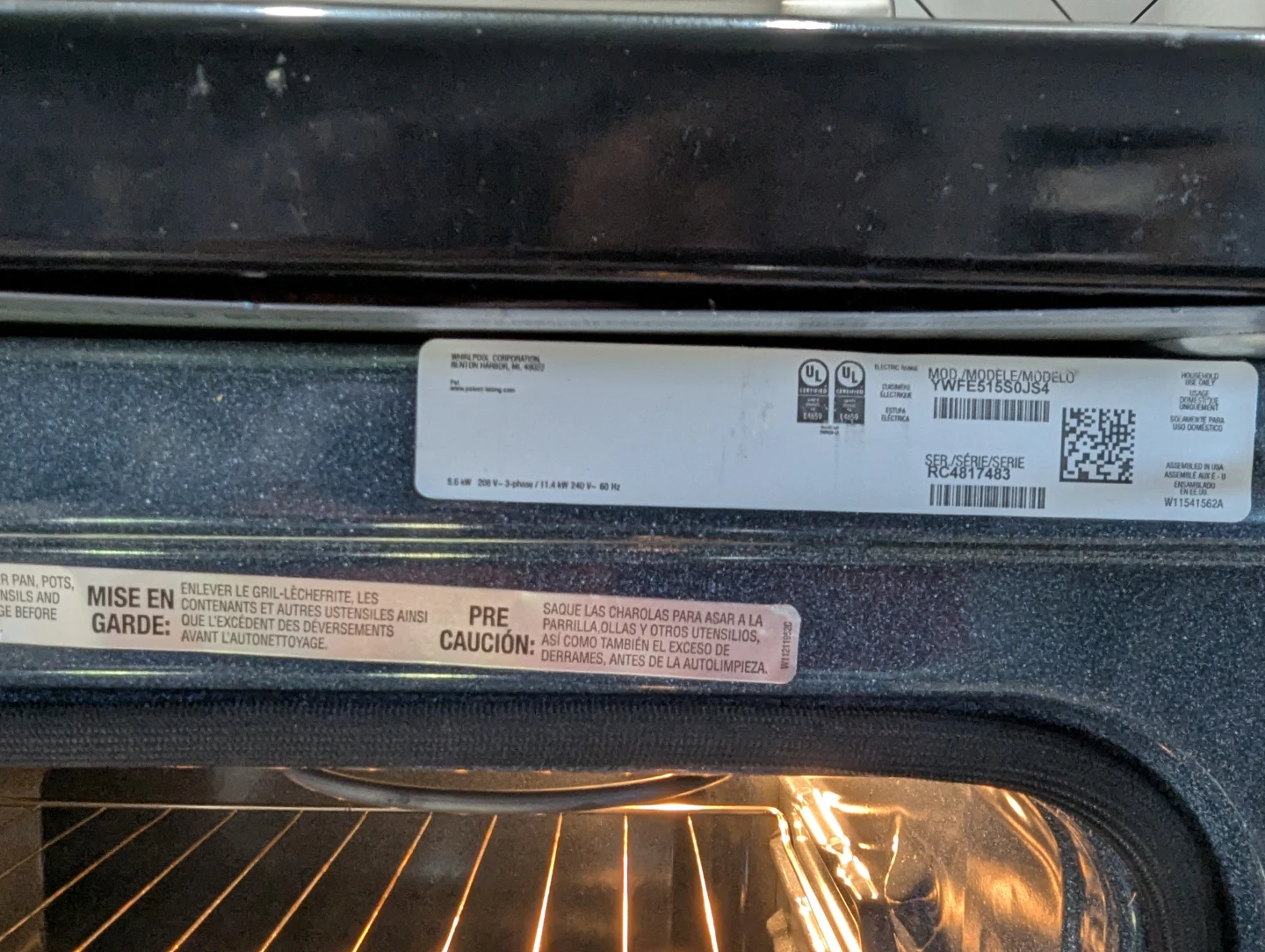 Whirlpool electric stove with oven - photo 2