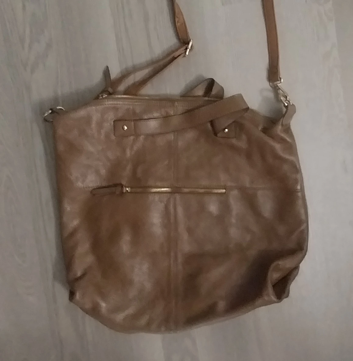 Brown Leather Shoulder Bag - photo 2
