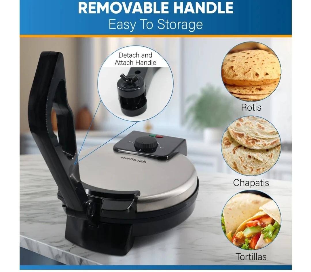 Roti / Chapati / Tortilla / Wrap & Flatbread Maker – NEW - photo 5