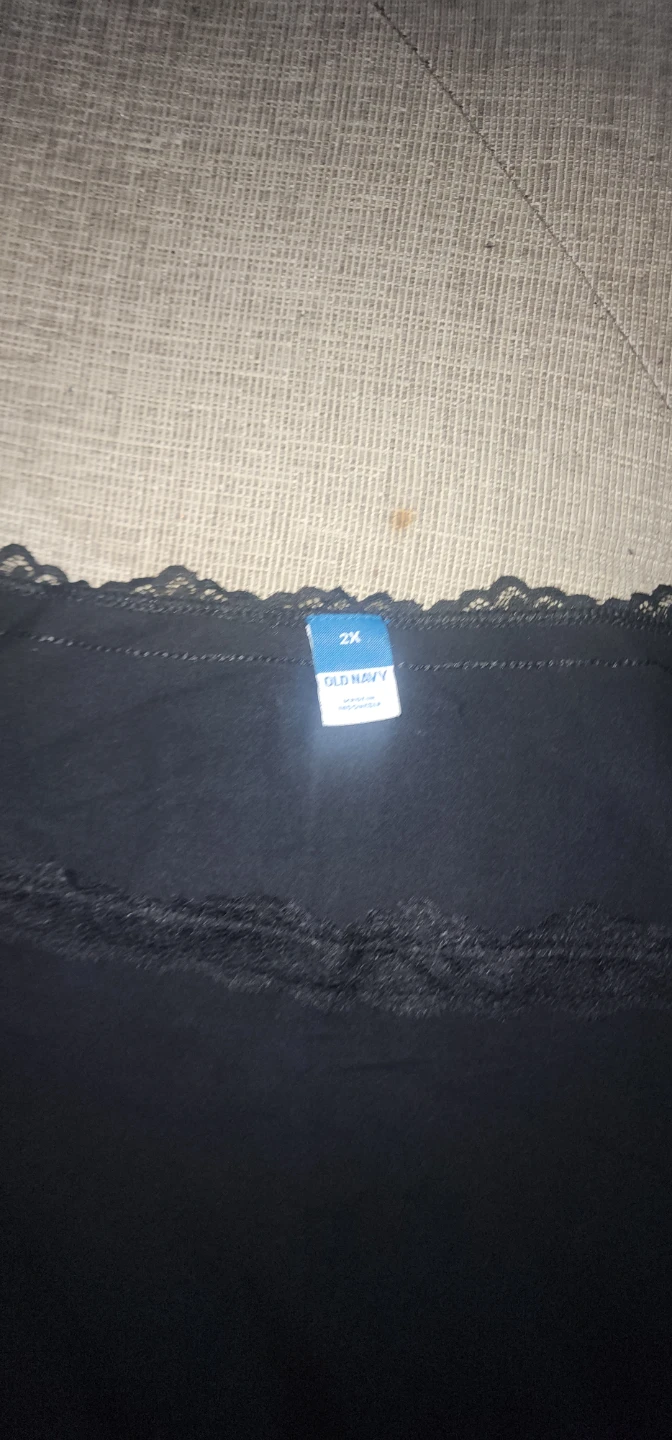 Old Navy Black Lace Trim Top - photo 4