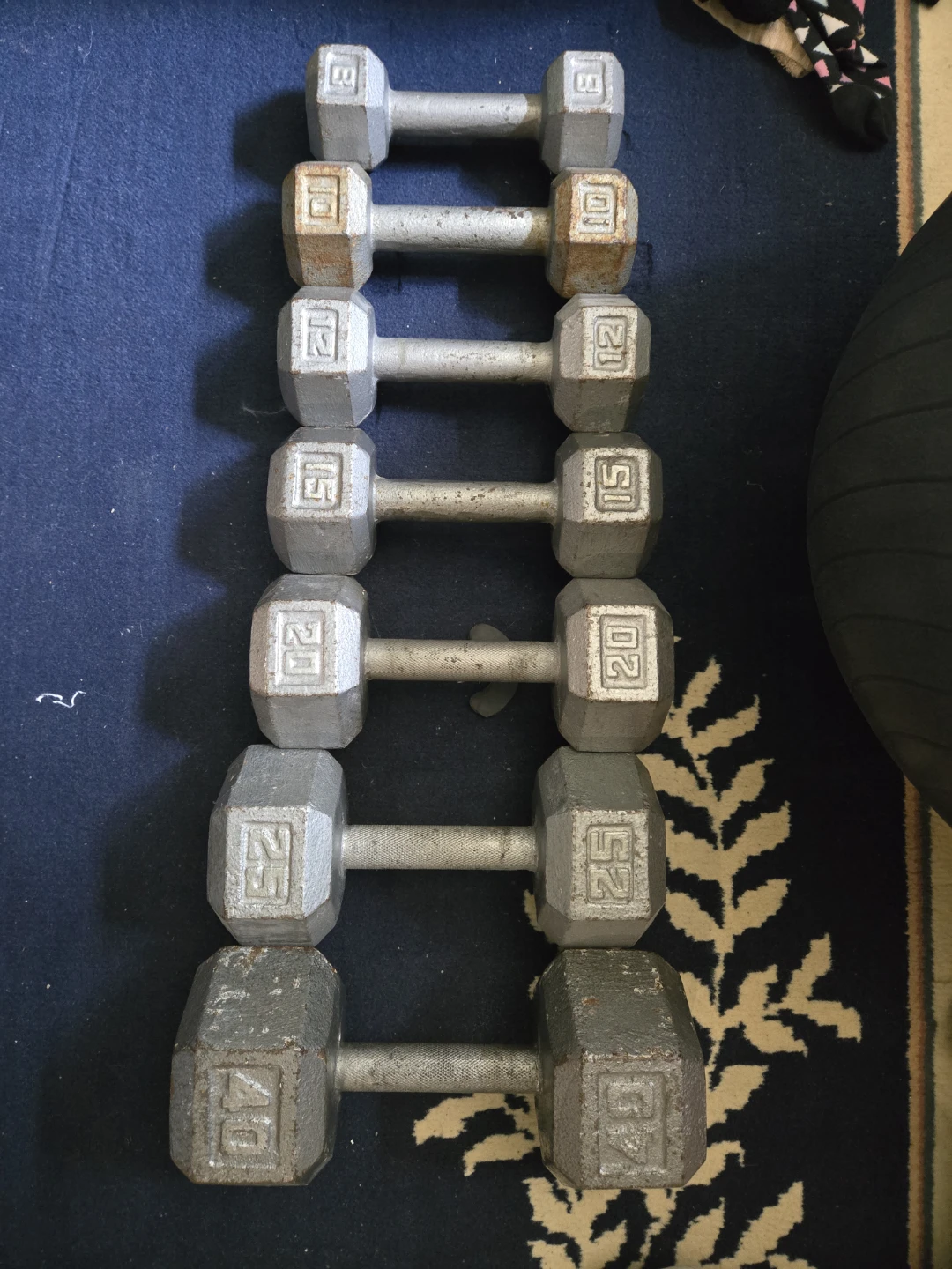 Cast Iron Dumbbell Set with Rack - photo 2