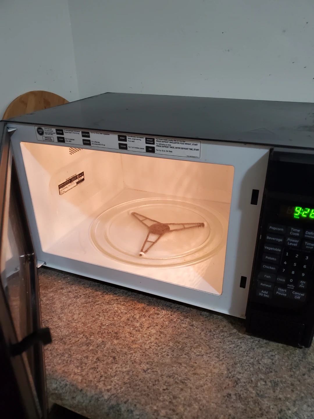 GE Black Microwave - photo 3