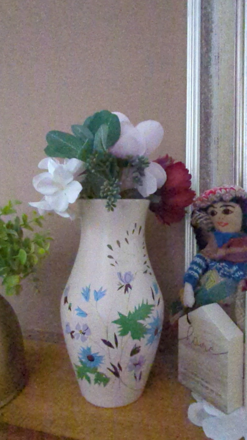 Vintage Floral Vase
