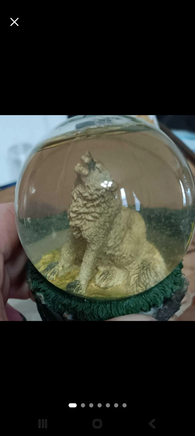 Wolf Waterball Snow Globe
