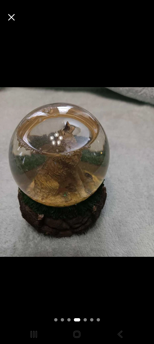 Wolf Waterball Snow Globe - photo 4