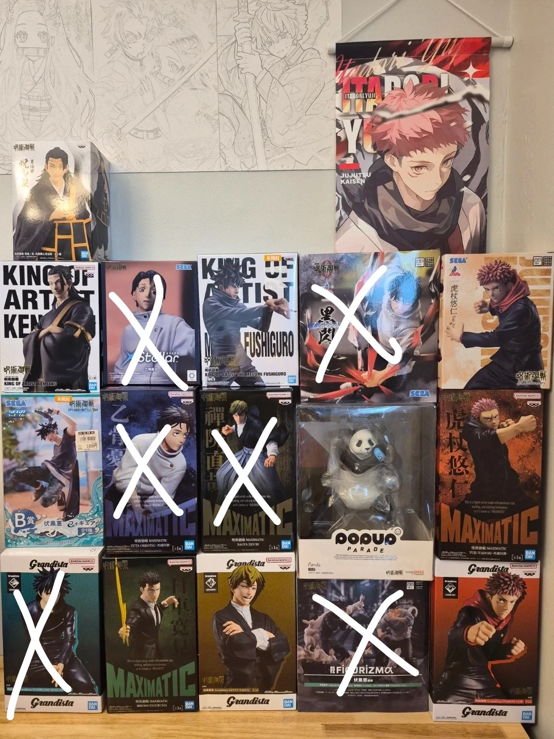 Jujutsu kaisen Figures