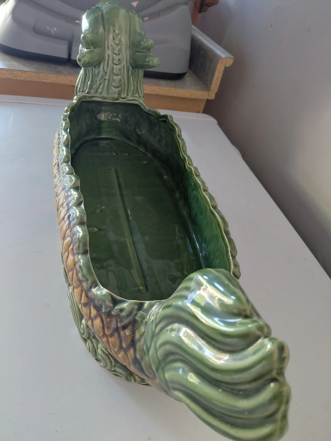 Vintage Ceramic Dragon Planter or Bowl - photo 4